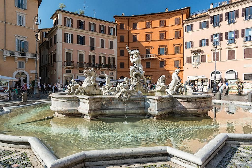 Фонтан Нептуна в Риме (Fountain of Neptune, Rome)